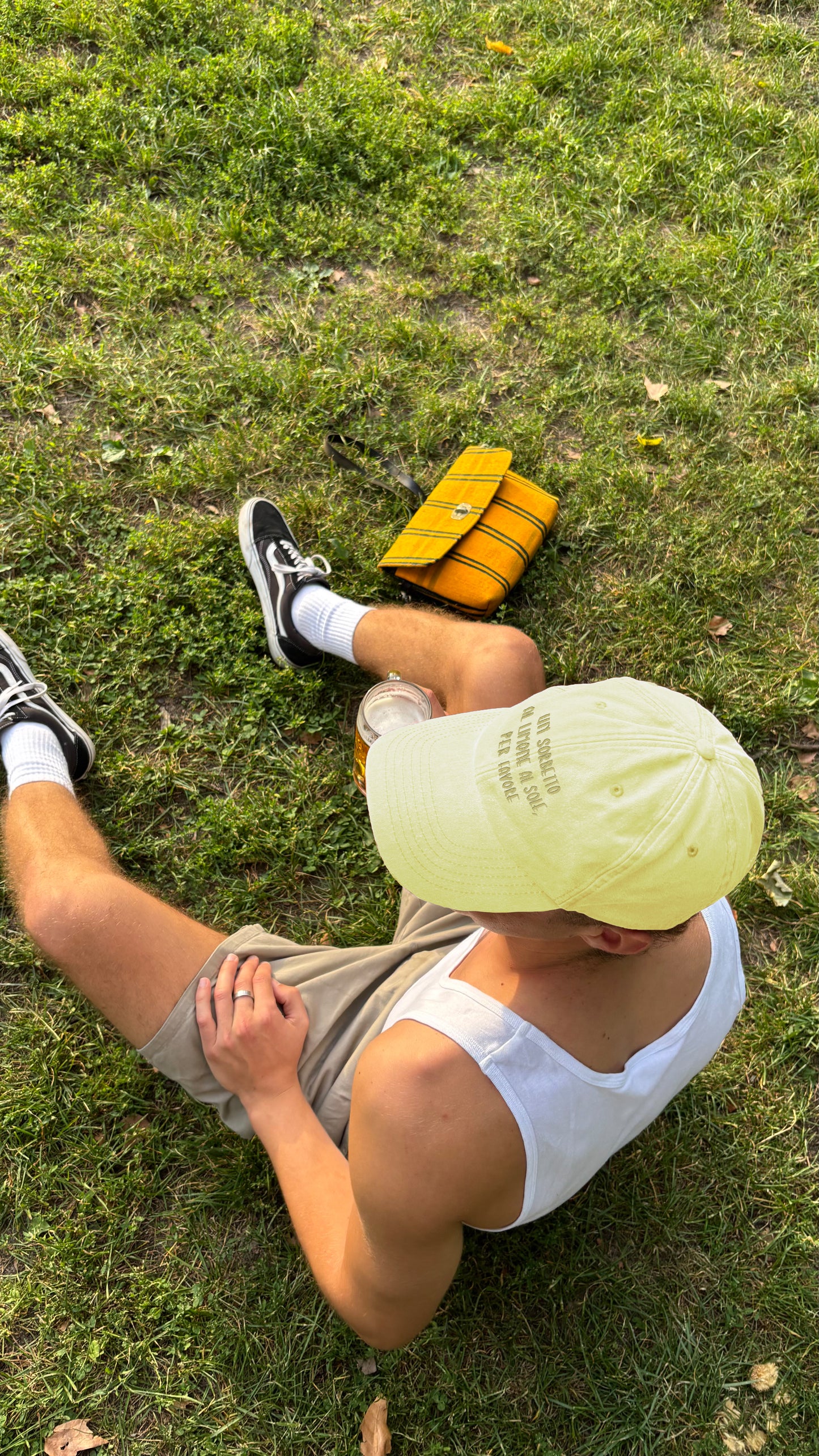 Gelbe Gönnung Basecap