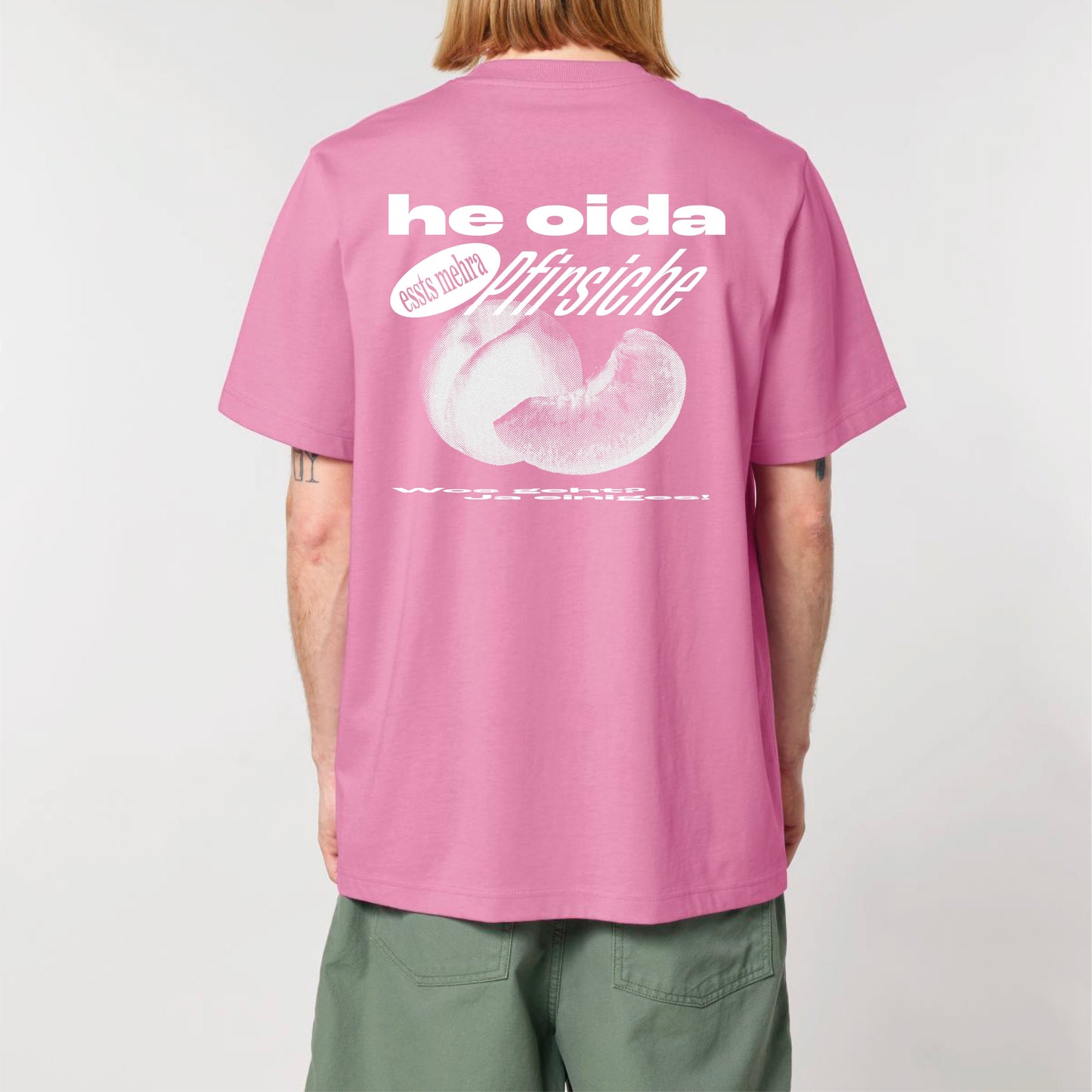 Pfirsich Shirt Bubblegum-Pink