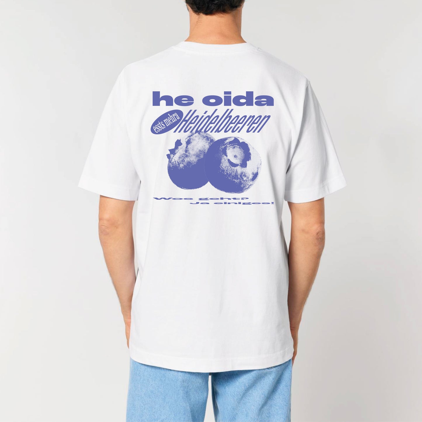 Heidelbeer Shirt Weiß