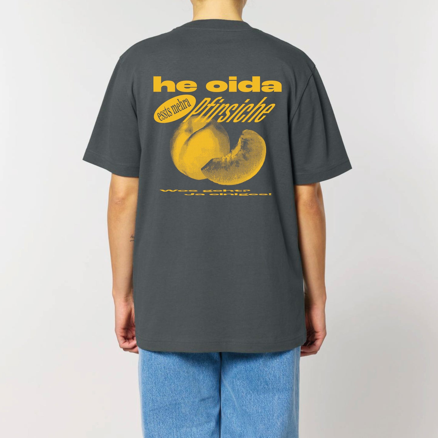 Pfirsich Shirt Anthrazit